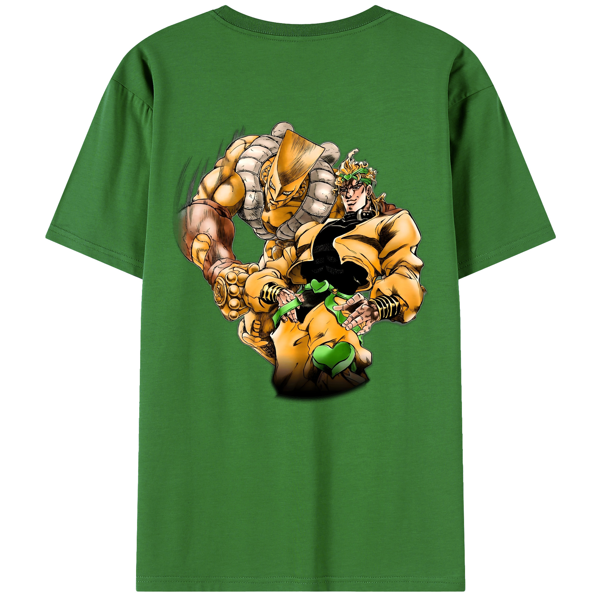 （画像用） ジョジョの奇妙な冒険 ディオ?ブランドー JoJo's Bizarre Adventure Dio Brando レディース半袖Tシャツ(バックプリント)
